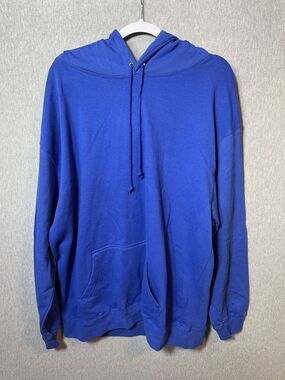 APPARALACTIWEAR Men's 2XL Royal Blue Pullover Hoodie Sweatshirt Activewear